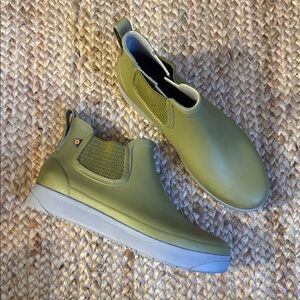 Bogs 11 Kicker Rain II Chelsea Green Grey Rain Boots